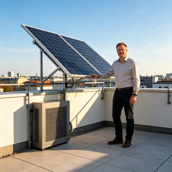 So fließt der Strom im Balkonkraftwerk mit Speicher